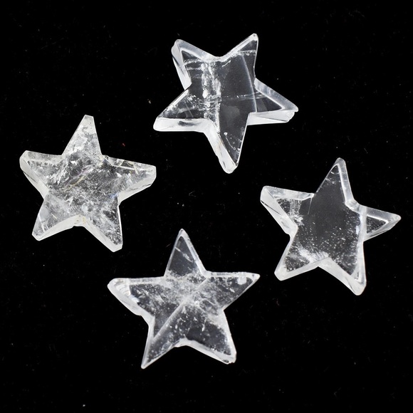 Other - Genuine 118.00 Cts White Quartz Star Lot